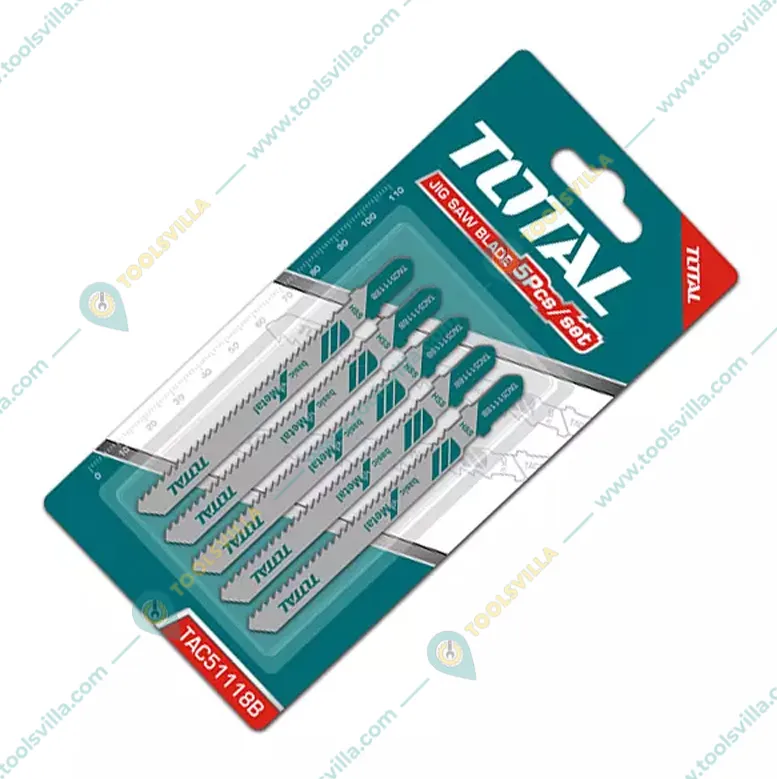 Total 5 pcs Jig Saw Blade for Metal (TAC51118B) - Pack of 5
