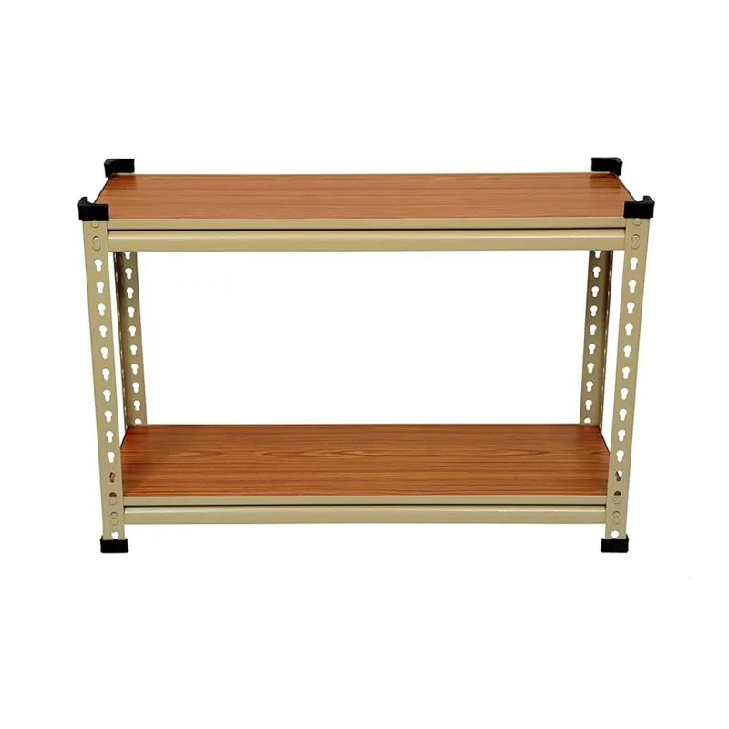 Keepwell (24 x 27 x 12 Inch) 2 Laminated Wooden Shelves Boltless Multipurpose Rack