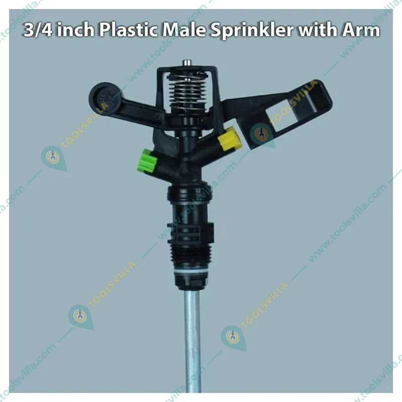 3/4 Inch Male Thread Plastic Sprinkler Ideal for Irrigation purposes(Pack-2 Pcs)