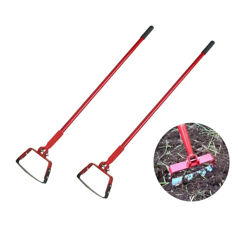 Oscillating 7 inch Hoe, Weed Remover with 5 Feet Handle (Pack Of 2)