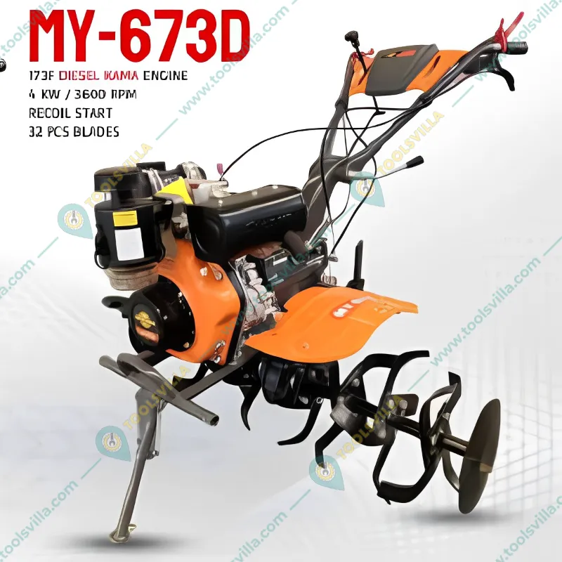 Mitsuyama MY-673D, 7 HP Diesel Operated Power Weeder, With 247 CC KAMA Engine