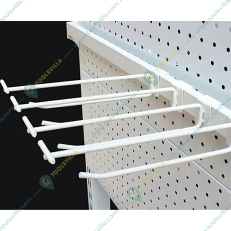 Made In India 30 x 2 x 2 Cm Double-sided hook for Supermarket shelves- Set of 5