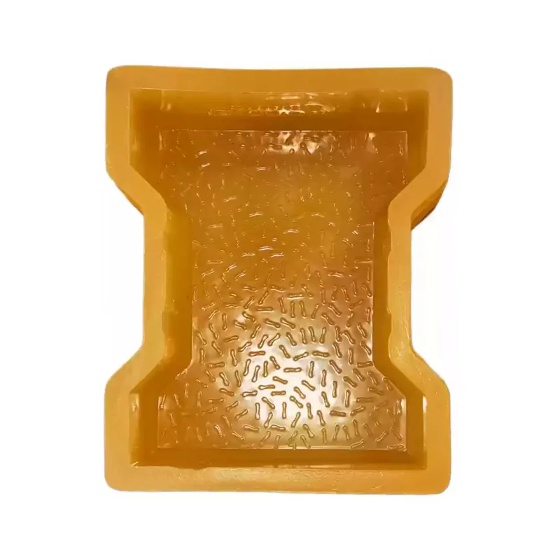 JS Designer Rubber  I-Shape  Paver Block Mould 20 x 17 x 3 Centimeters  (Made in India)