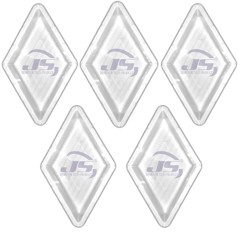 JS Designer 22 x 6 cm Plastic Paver Block Mould Kaju-Katli (Pack of 5)