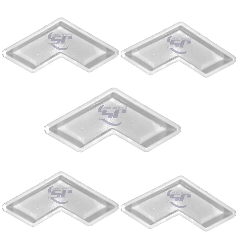 JS Designer  13 x 6 cm Plastic Paver Block Mould V-Shape (Pack of 5)
