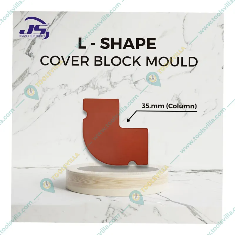 JS Designer 35 mm Rubber Cover Block Mould, 24 Cavity ( Made In India)