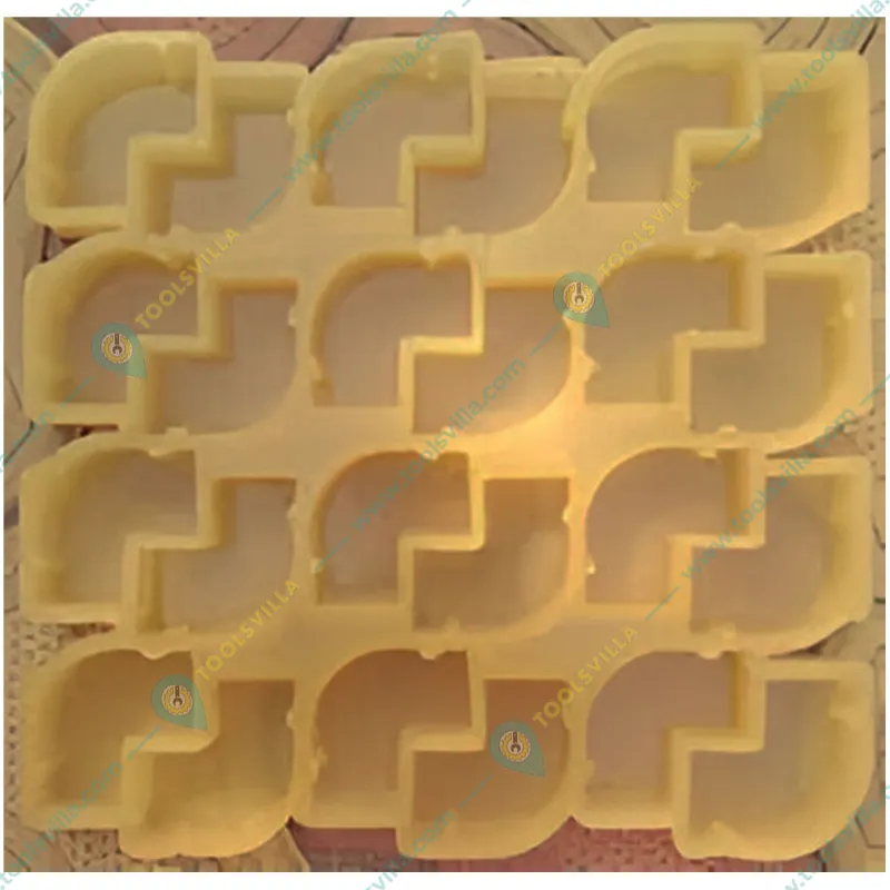 JS Designer 35 mm Rubber Cover Block Mould, 24 Cavity ( Made In India)