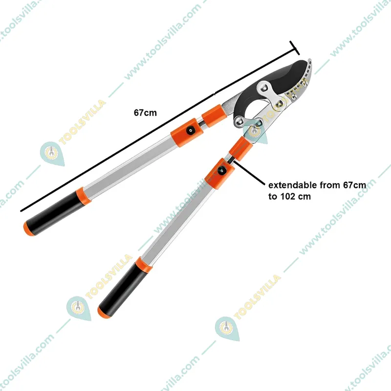 Manual Bypass Lopper 100 mm Cutting Capacity, 67-102cm Expendable 
