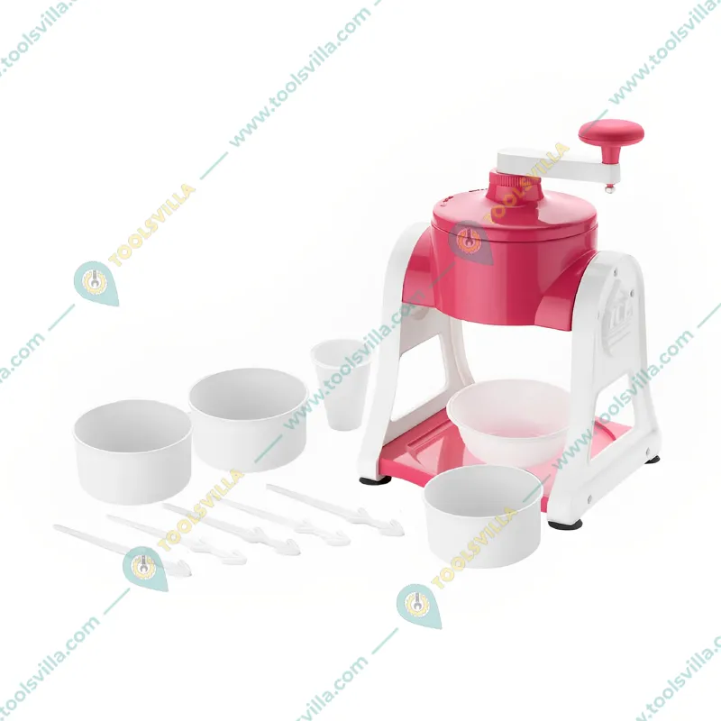 Manual Ice Gola Maker with Slush Maker and Ice Crusher