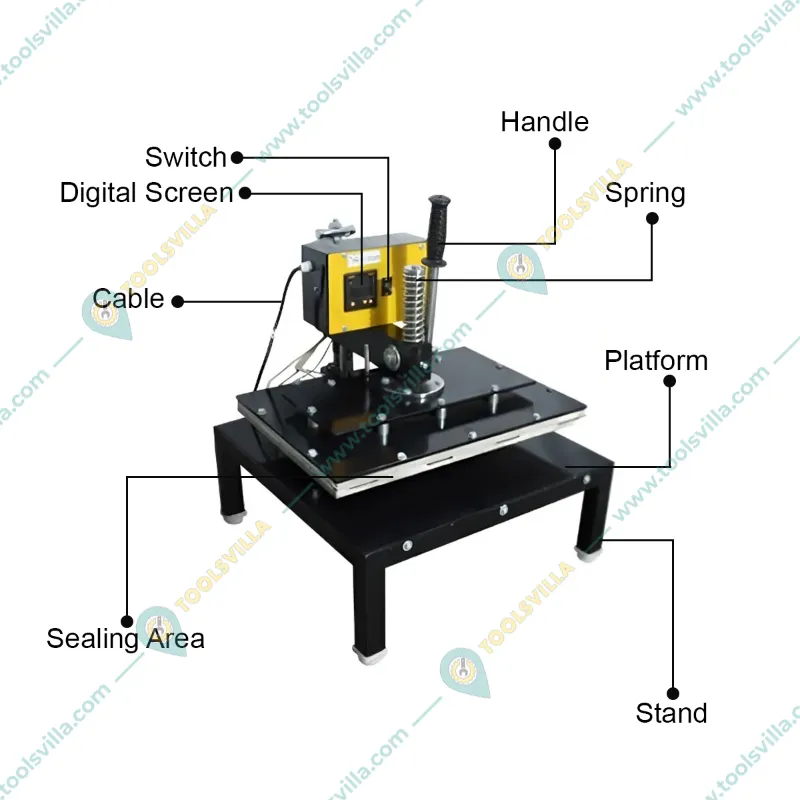 Commercial Manual Blister Packing Machine, 1.6 kW Power