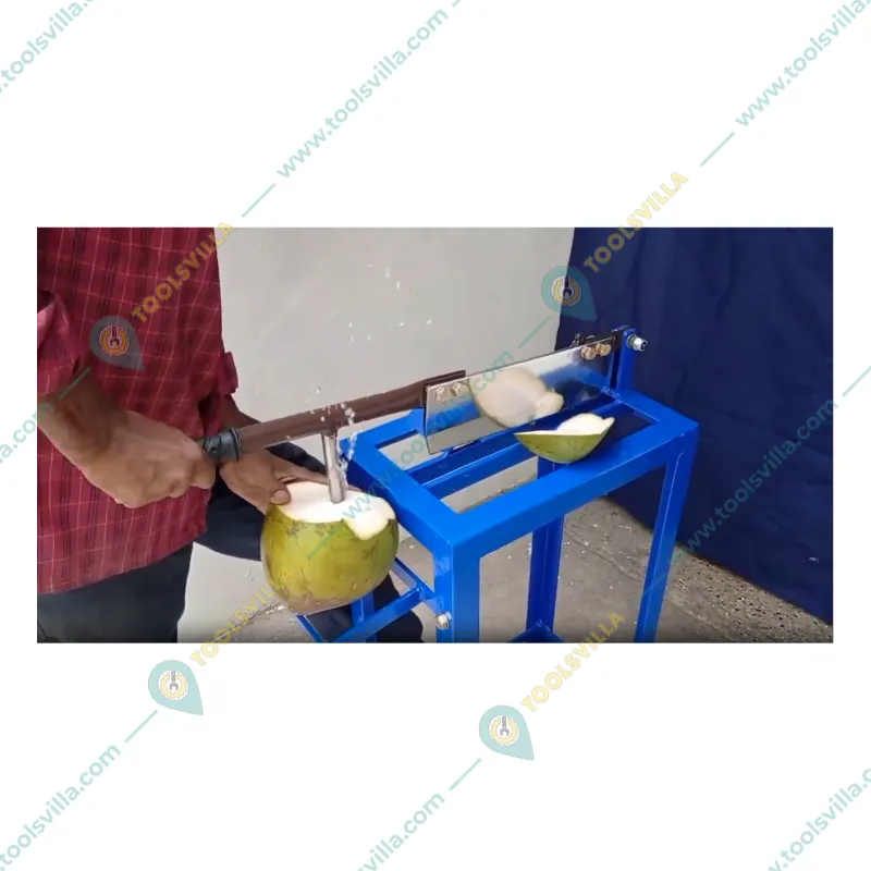 Vinayak Machines Manual Tender Coconut Cutter Machine(Type-Mild Steel)