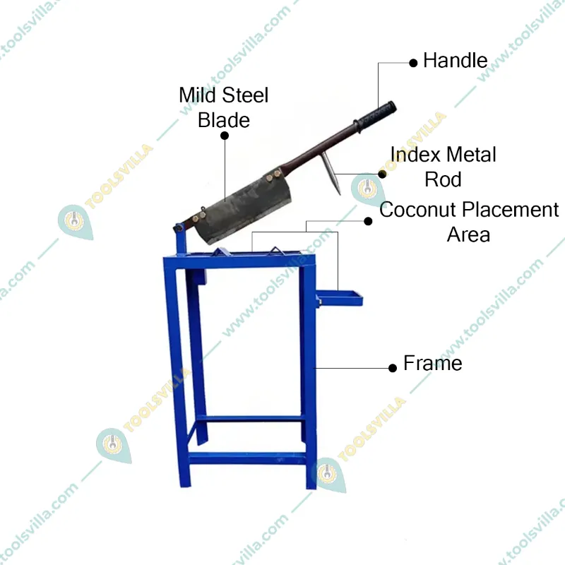 Vinayak Machines Manual Tender Coconut Cutter Machine(Type-Mild Steel)