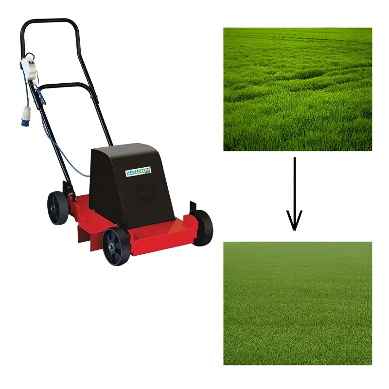 Lawn discount mower side