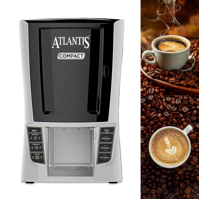 Atlantis Compact Tea Coffee Vending Machine – 2 Lane