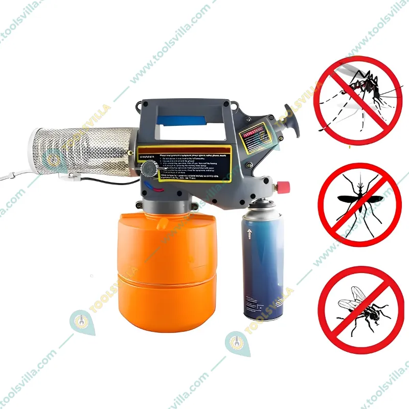 Meraj Tech 2L Mini Handy Fogging Machine with Free Gas Can & Shoulder Belt for Mosquito Control 