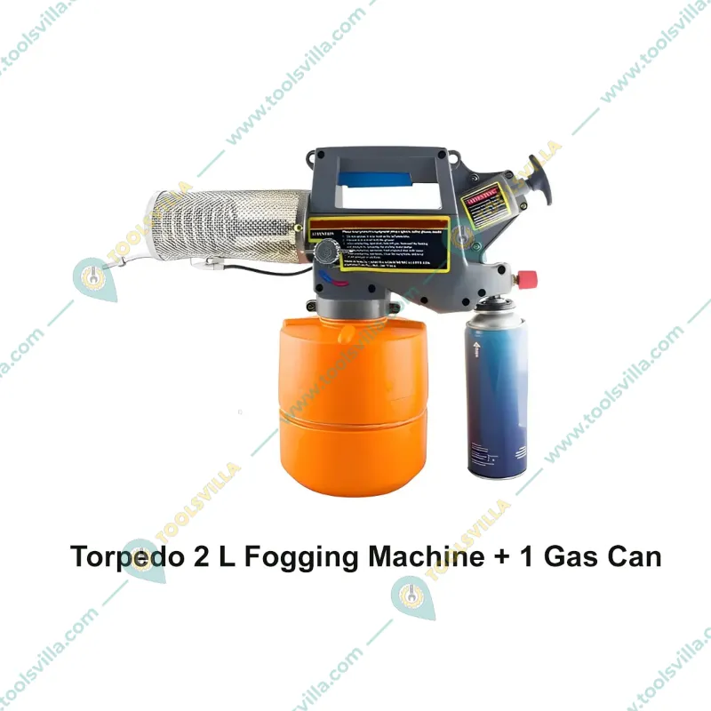 Meraj Tech 2L Mini Handy Fogging Machine with Free Gas Can & Shoulder Belt for Mosquito Control 