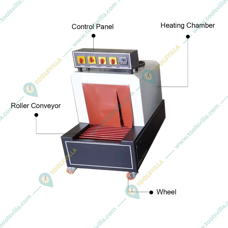 Commercial Modern Mini Shrink Wrapping Machine, Single Phase