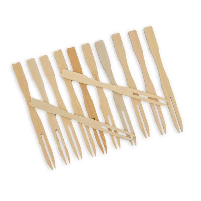 300 pcs, 3 Inch Multipurpose Wooden Fruit Fork