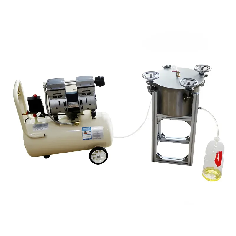 Automatic Oil Filtering Machine with Compressor, 30-35 Liter per Hour Capacity