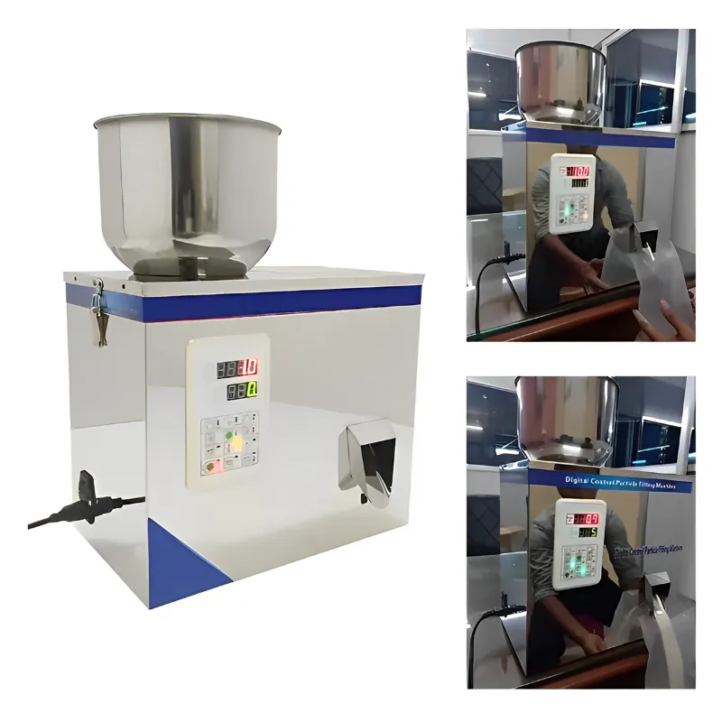 Tabletop 10gm to 150gm Stainless Steel Body Granule Filling Machine