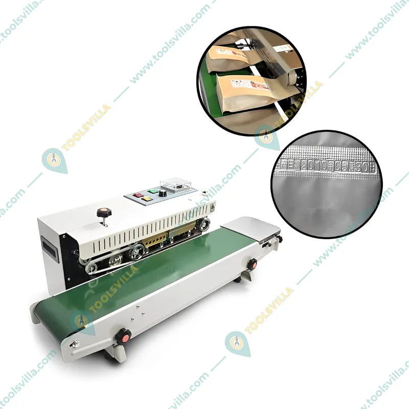 Heavy Duty 3 kg MS Horizontal Continuous Band Sealer, 500W