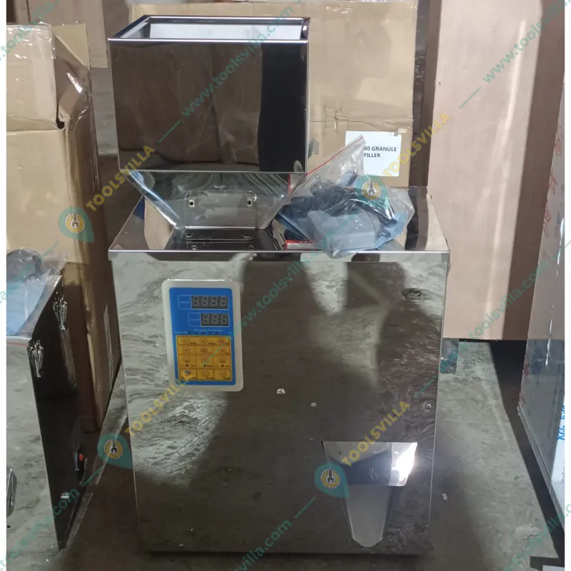 Tabletop 10gm to 50gm Stainless Steel Body Granule Filling Machine