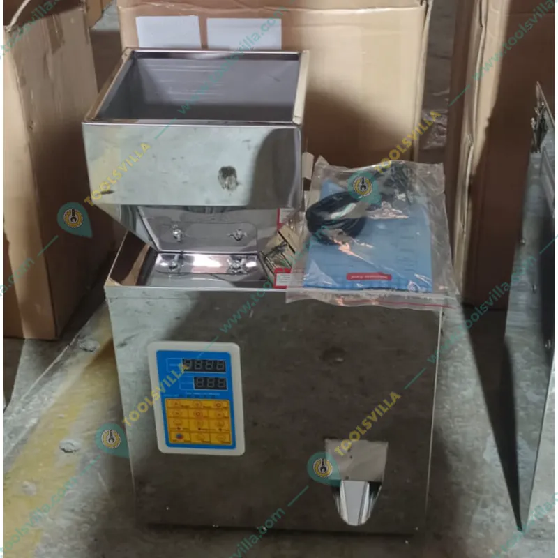 Tabletop 10gm to 50gm Stainless Steel Body Granule Filling Machine