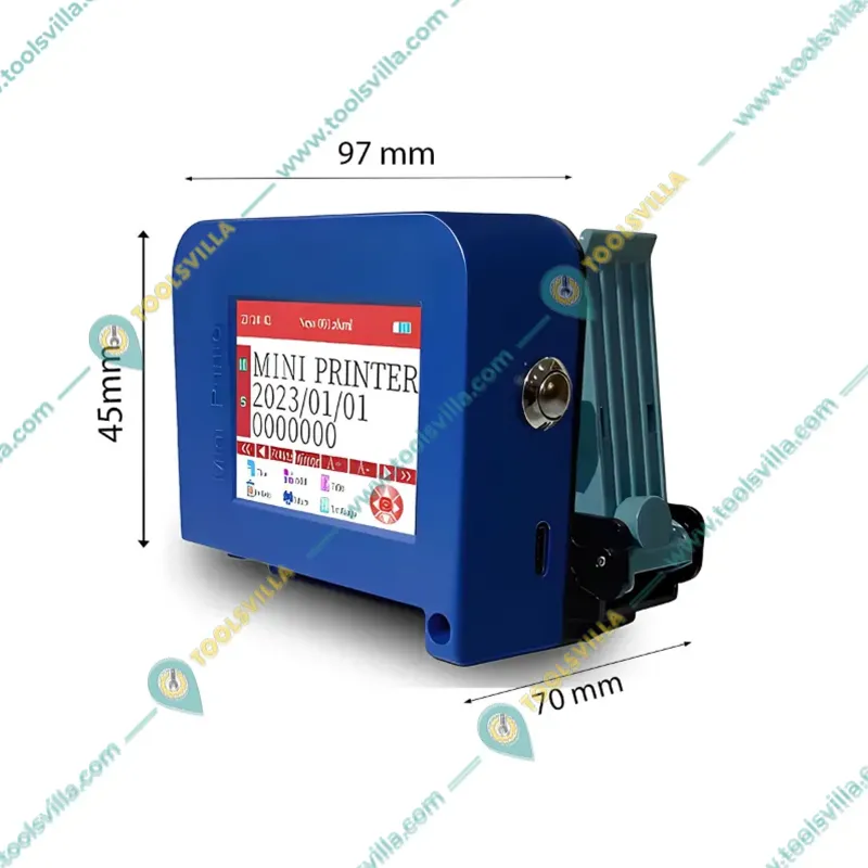  Barcode Printing Machine for Round/Oval Surface (With Cartridge)
