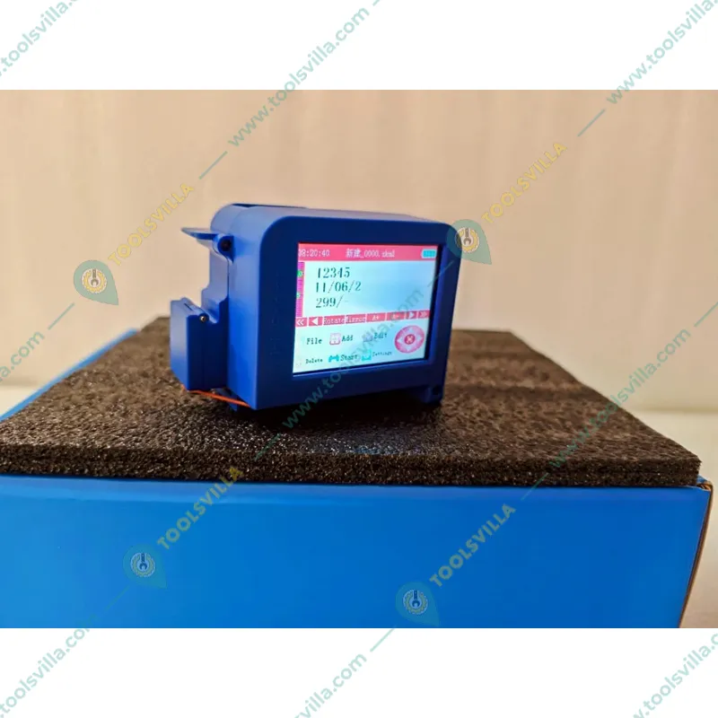  Barcode Printing Machine for Round/Oval Surface (With Cartridge)