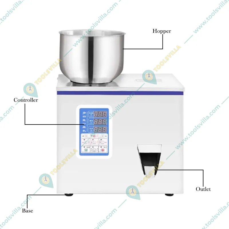 Tabletop 50gm to 150gm Stainless Steel Body Granule Filling Machine