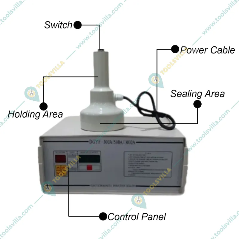 Induction Wad Sealing Machine 50mm To 130mm