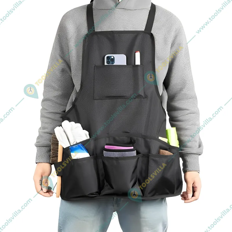 PAHAL Tool Apron Suitable for carpenters, Electrician, Mechanic, Gardener, Beautician (Black)