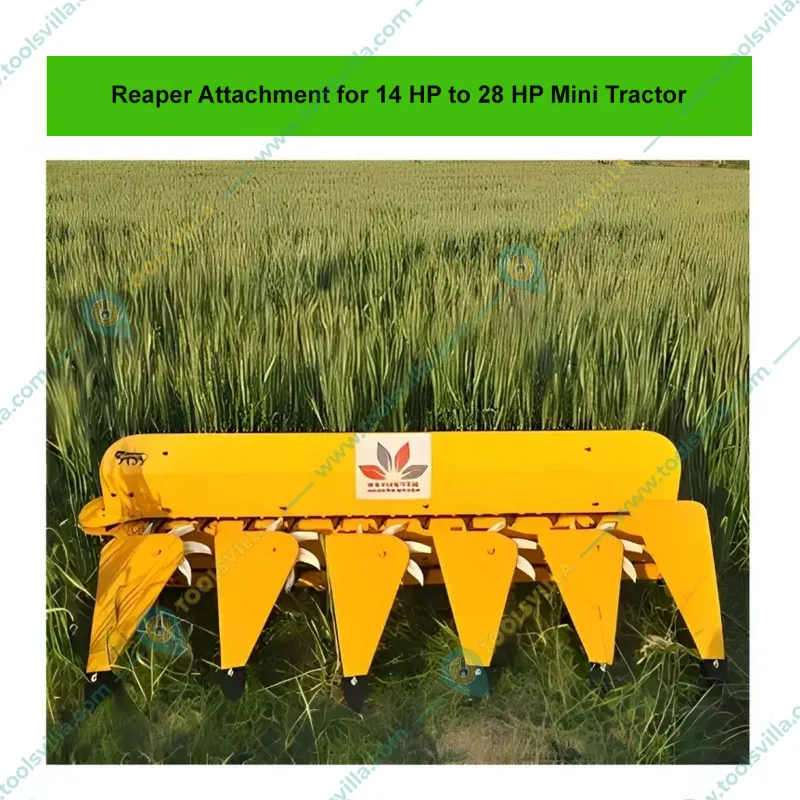 Krishitek (T5) 5 Feet  Reaper Attachment for 14 HP to 28 HP Mini Tractor (Including 1 Year Warranty)