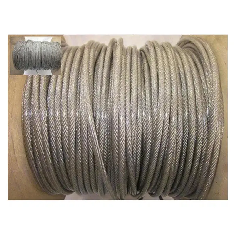 Heavy Duty PVC-Coated Mild Steel Wire Rope, Grade-MS 1770