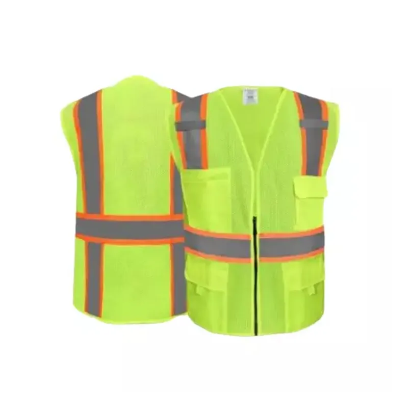 Payuh Sigma High Visibility Reflective Safety Vest/Jacket With 3" Reflective Tape, 120 GSM, With Flap Pockets(Pack-1)