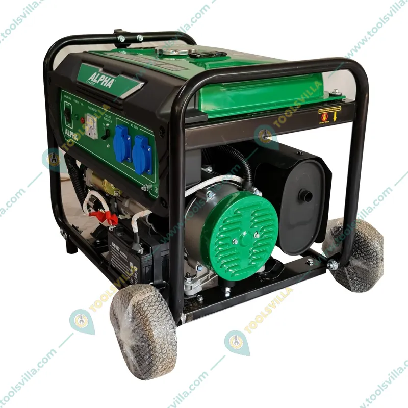 ALPHA 3KVA Single Phase Recoil and Electric Start Portable Petrol Generator