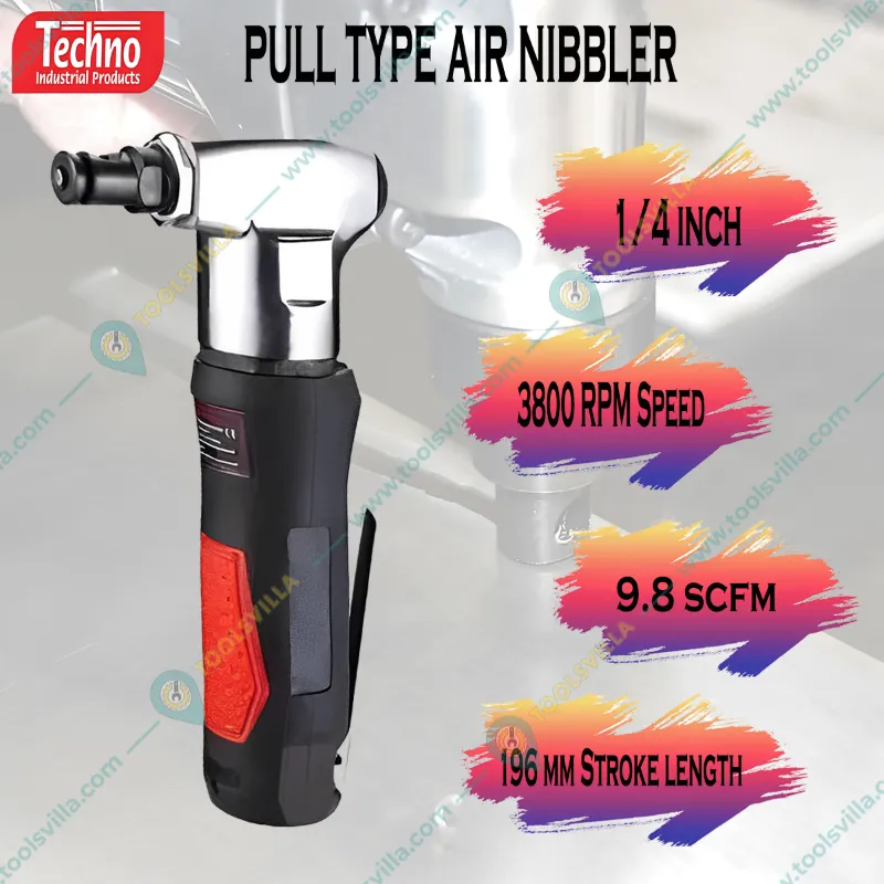 Techno Pull Type Air Nibbler with 3800 RPM No Load Speed (AT 7038)