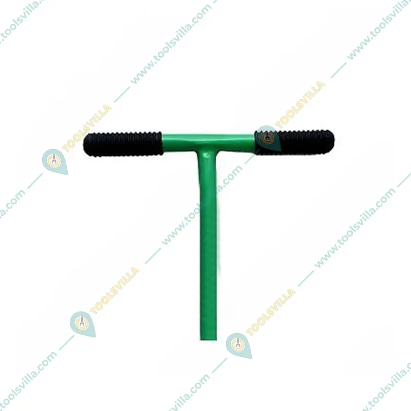 Redbuild Handheld Earth Auger Drill - 3 Inch Diameter Post Hole Digger with Non-Slip T-Handle for Tree Planting