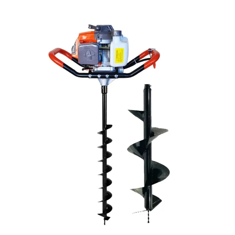 SPEAR  63 cc 2 Stroke Earth Auger / Post Hole Digger Machine With 4 & 10 Inch Bit