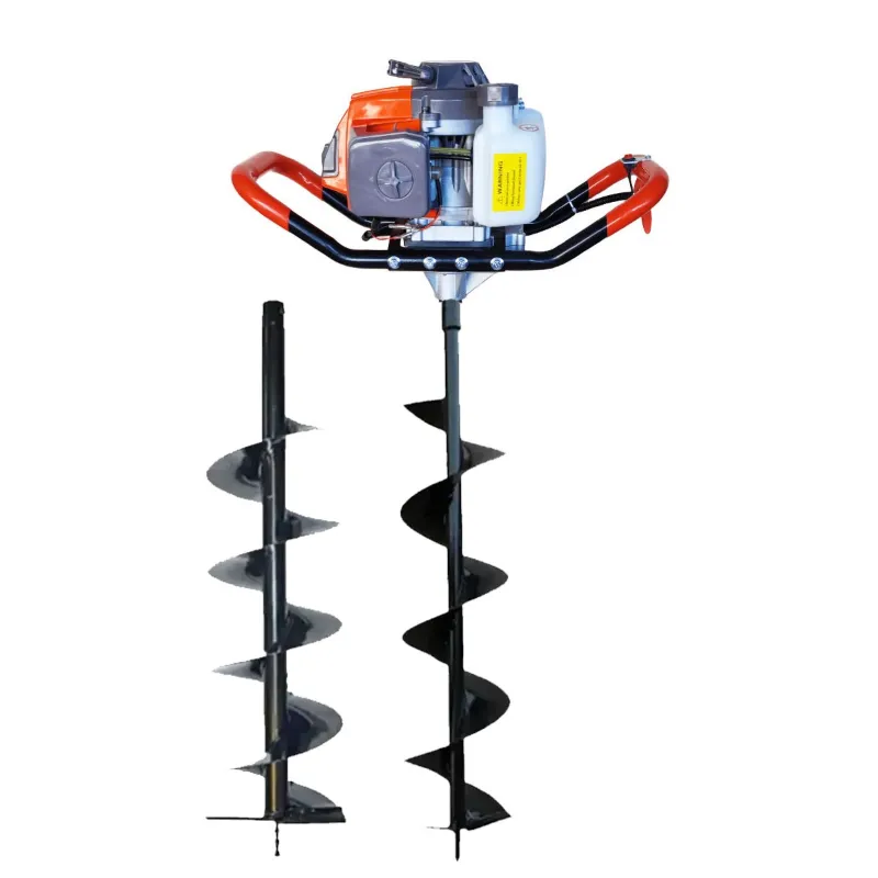 SPEAR  63 cc 2 Stroke Earth Auger / Post Hole Digger Machine With 6 & 8 Inch Bit