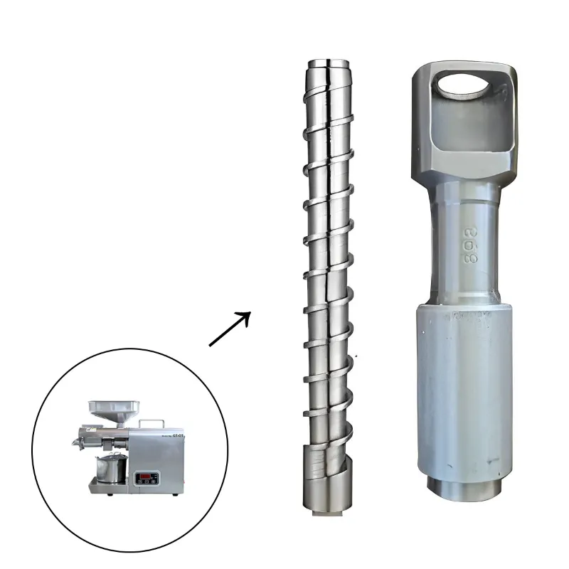 Squeeze Screw and Barrel for Gorek GT-OT Oil Extraction Machine 8kg/hr