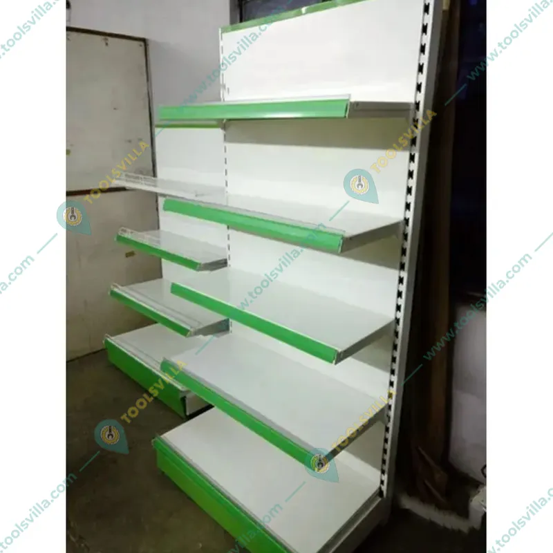 Premium Quality 5 Shelves (6 x 3 Feet) Display Rack - Add on Unit, Set of 2