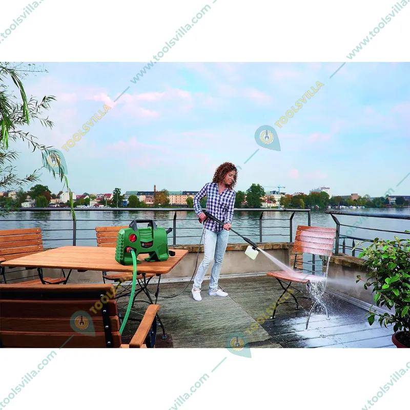 Bosch 110 Bar 1300 W High Pressure Washer, 5.5 LPM Flow Rate (EasyAquatak 110)