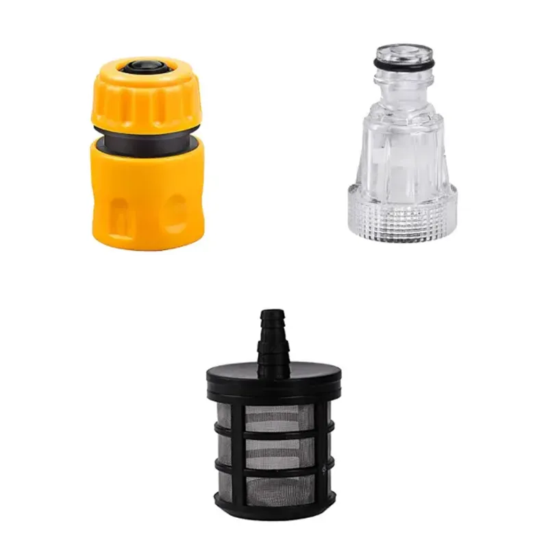 Premium Quality 3 pcs combo of Quick Connector, Water Filter and Crystal Filter