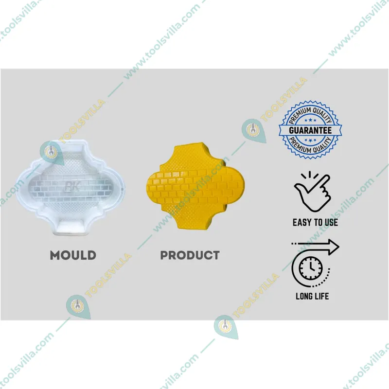 RK 26 x 23 x 6 Centimeters Tauras Paver Mould (Pack Of 5)