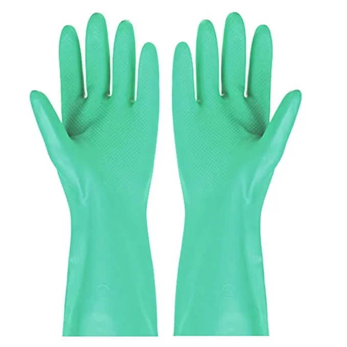 Generic Quality Rubber Safety Gloves ( Pack of 2 )