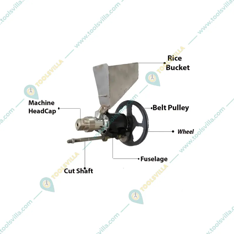 Rice Corn Puffed Snack Food Extruder Machine with Barrel Screw and 10 Type Shape Mold, Without Motor and Stand