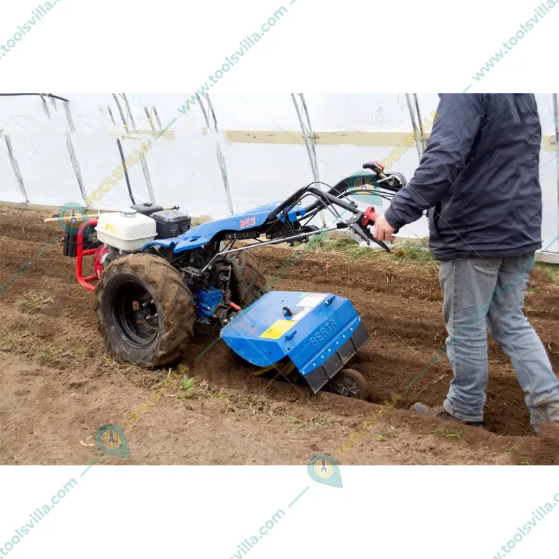 Sprayman Adjustable Rotary Plough for 7-10 HP Back Roatary Power Weeder