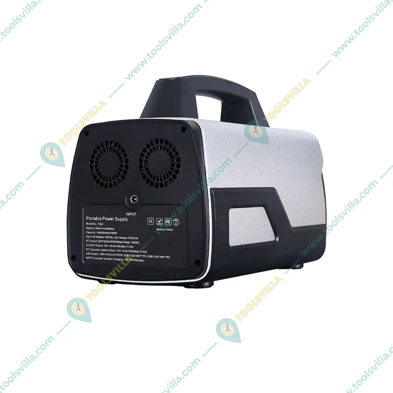 SARRVAD 500W, 140000mAh, 16.8V Portable Solar Power Generator (2 DC