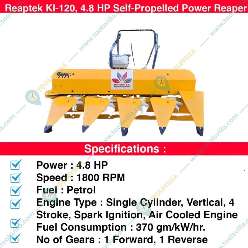 4.8 HP SelfPropelled Power Reaper